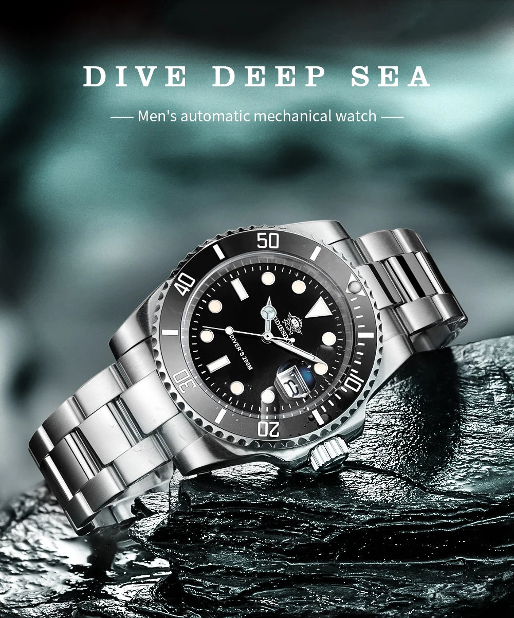 Stainless Steel Watch Men's