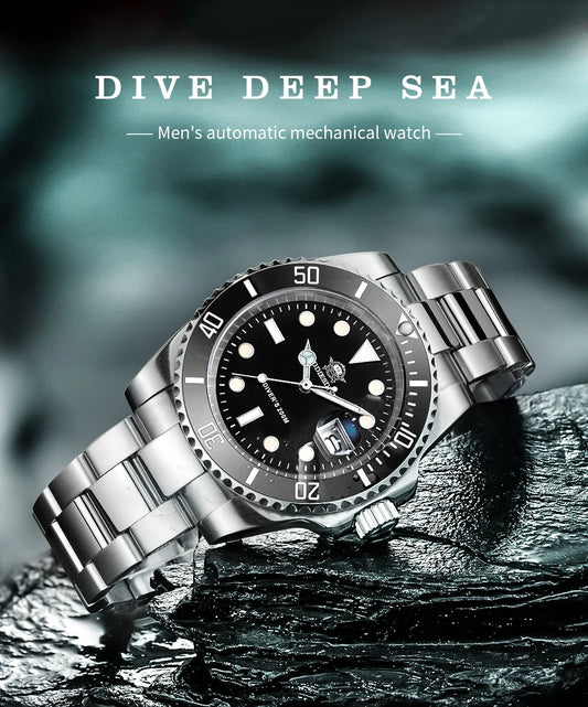Stainless Steel Watch Men's