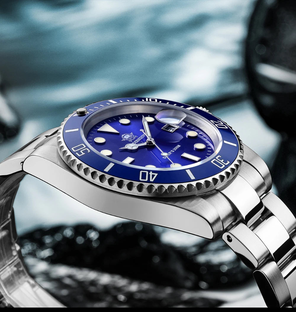 Stainless Steel Watch Men's