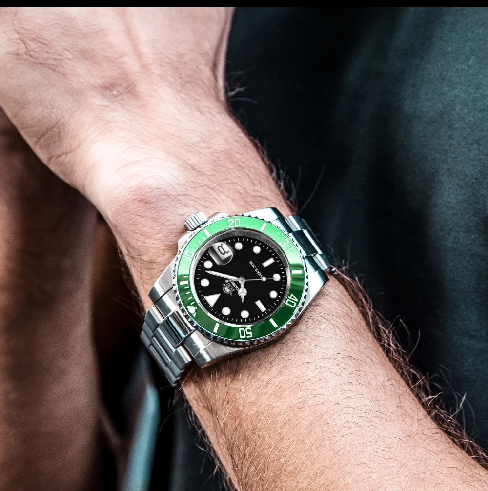 Stainless Steel Watch Men's