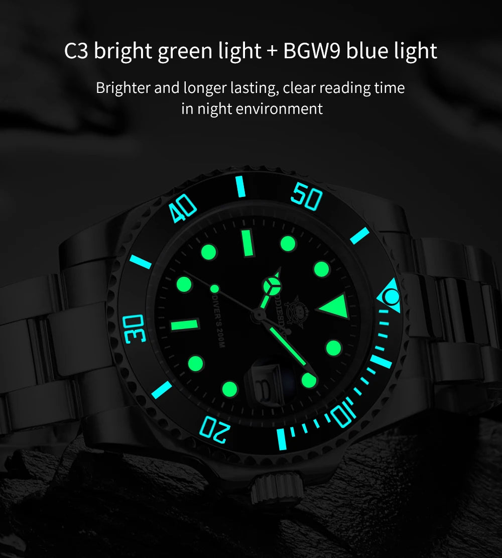 Stainless Steel Watch Men's