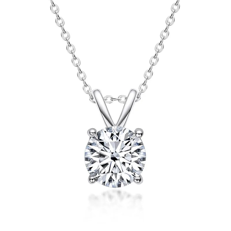 5 Carat Moissanite Necklace