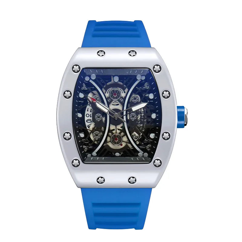 Men's Luxury Brand Wine Barrel dial