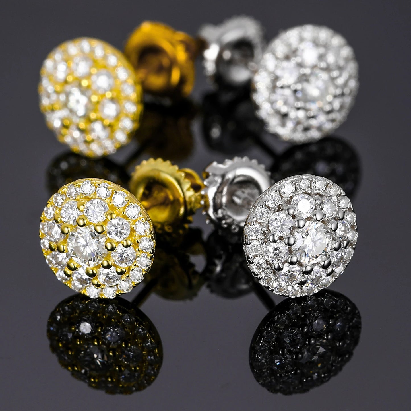 Moissanite Stud Earrings For Women Top Quality 1