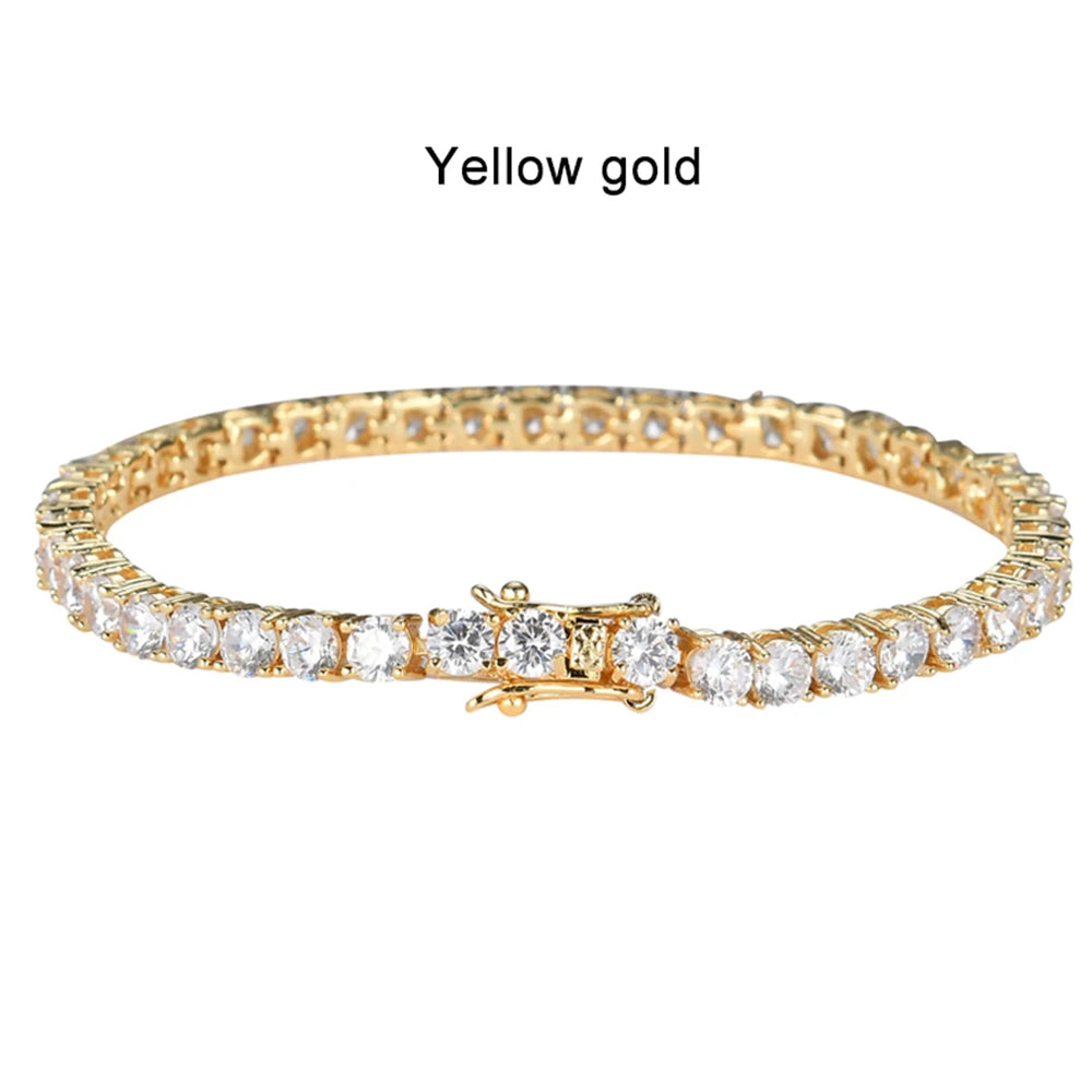 KNOBSPIN D VVS1 Moissanite Tennis Bracelet
