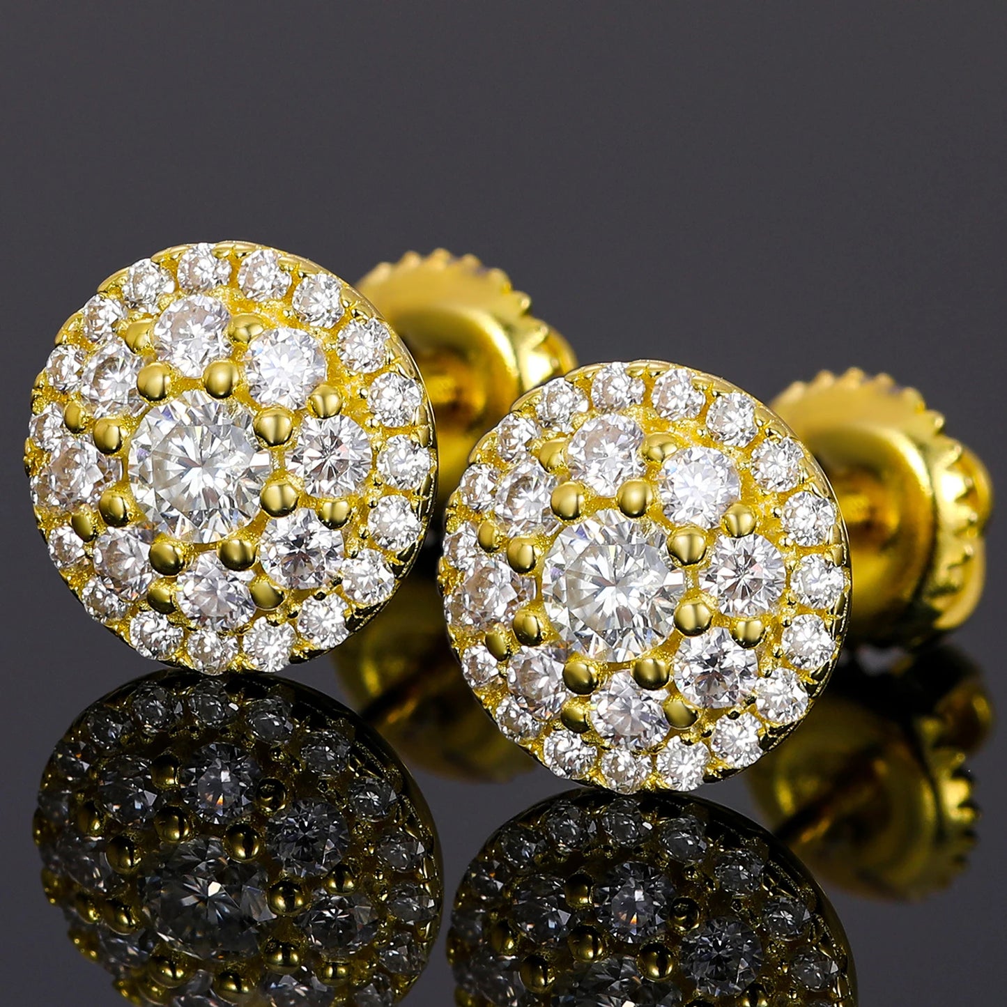 Moissanite Stud Earrings For Women Top Quality 1
