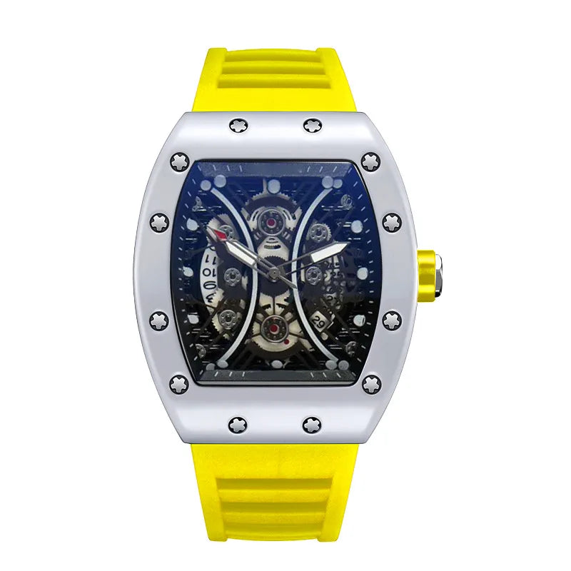 Men's Luxury Brand Wine Barrel dial