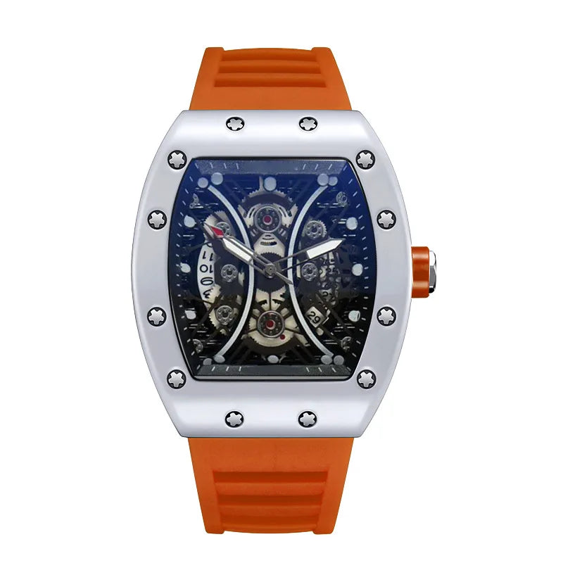 Men's Luxury Brand Wine Barrel dial