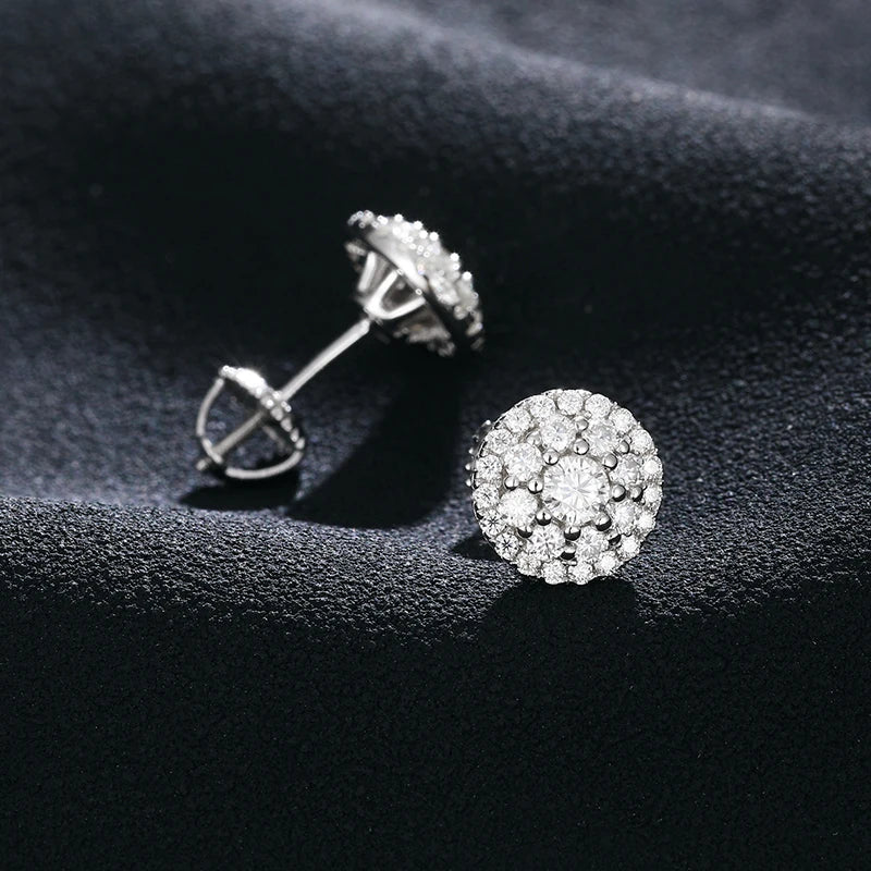 Moissanite Stud Earrings For Women Top Quality 1