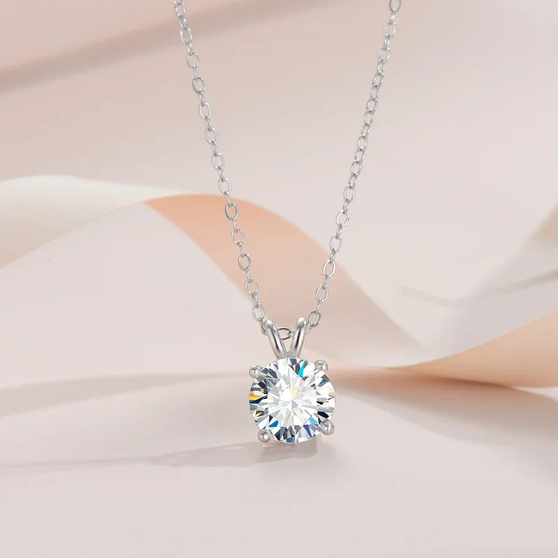 5 Carat Moissanite Necklace