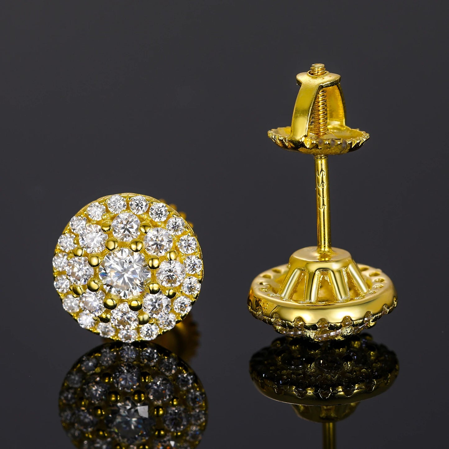 Moissanite Stud Earrings For Women Top Quality 1