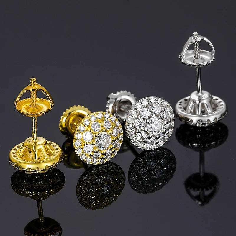 Moissanite Stud Earrings For Women Top Quality 1