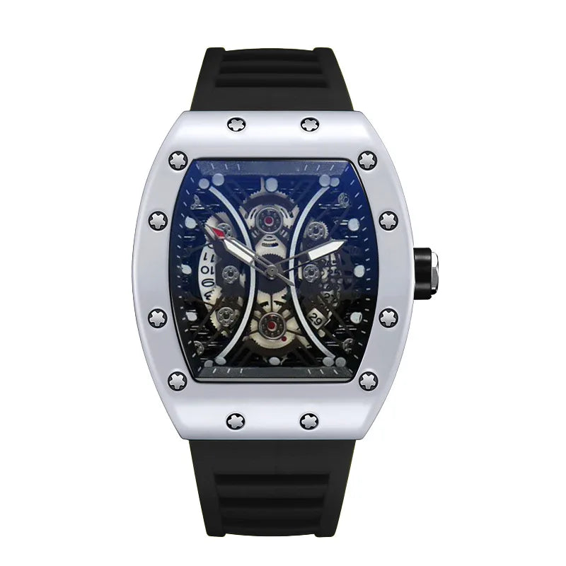 Men's Luxury Brand Wine Barrel dial