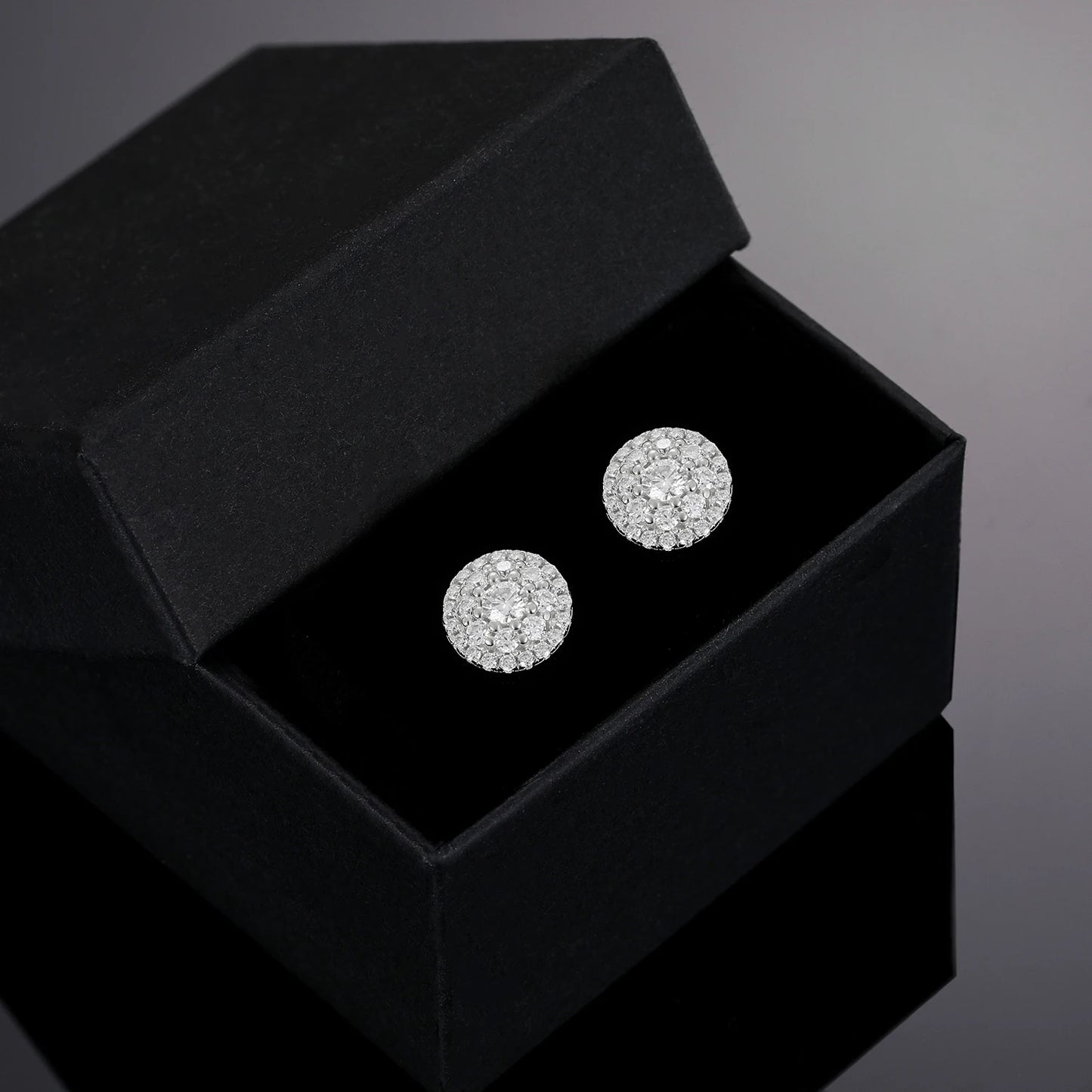 Moissanite Stud Earrings For Women Top Quality 1