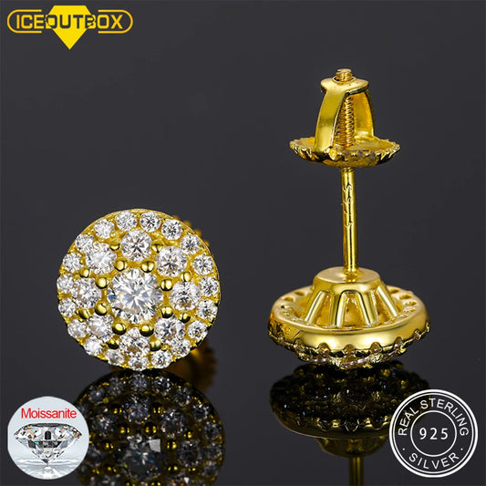 Moissanite Stud Earrings For Women Top Quality 1