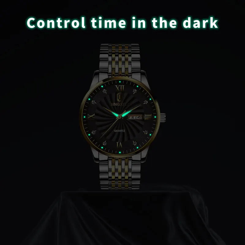 Luxury Men's Quartz Watch Waterproof Date Clock Male Sports Watches Men Casual Wrist Watch