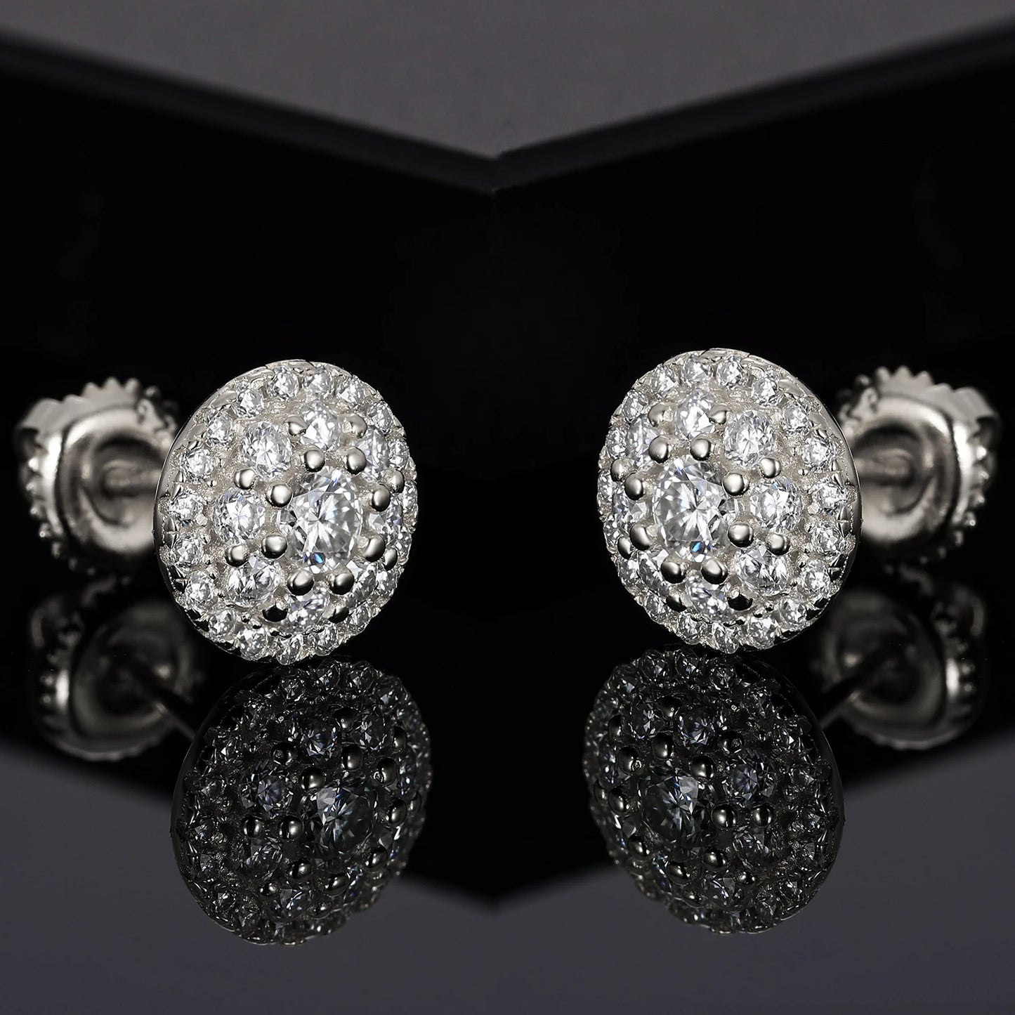 Moissanite Stud Earrings For Women Top Quality 1