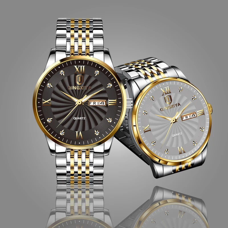 Luxury Men's Quartz Watch Waterproof Date Clock Male Sports Watches Men Casual Wrist Watch