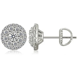 Moissanite Stud Earrings For Women Top Quality 1