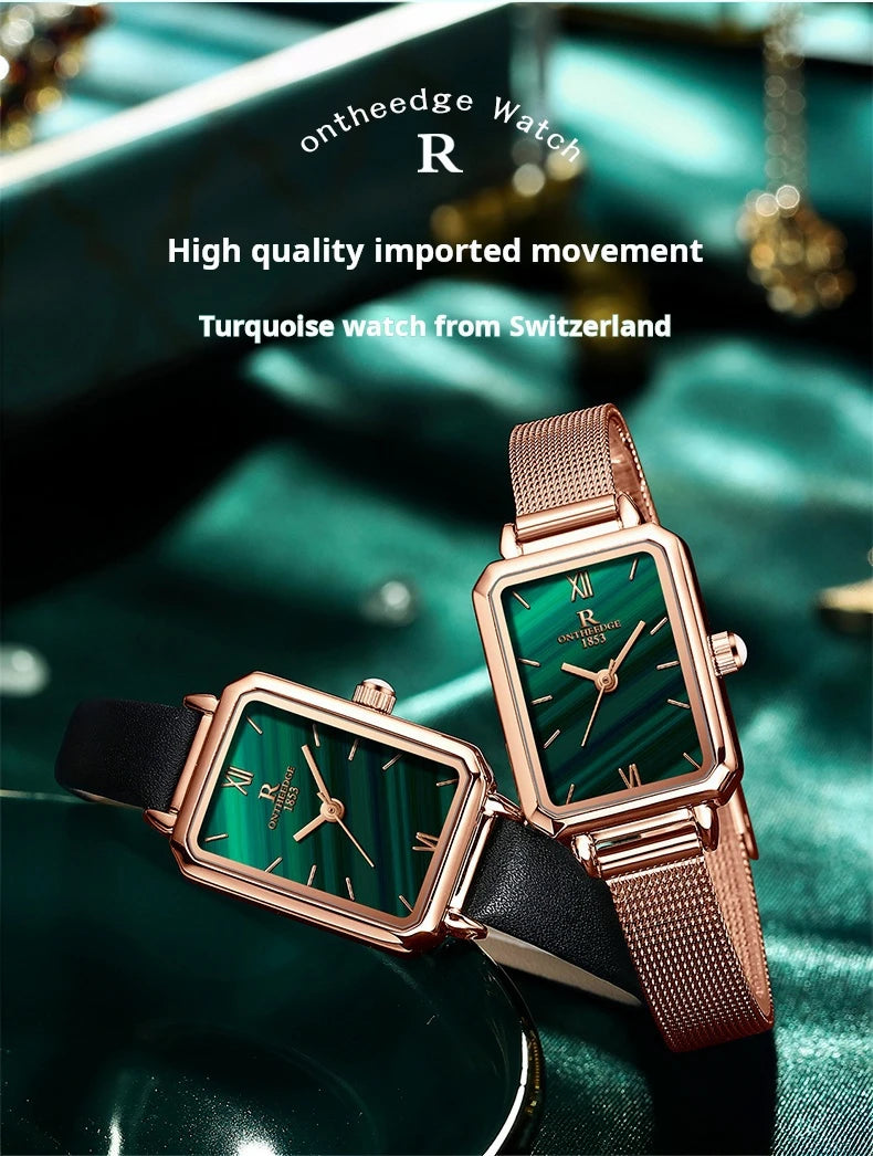 Luxury Women Watch Fashion Quartz Women's Wristwatch Mesh Belt Elegant Ultra Thin Dial