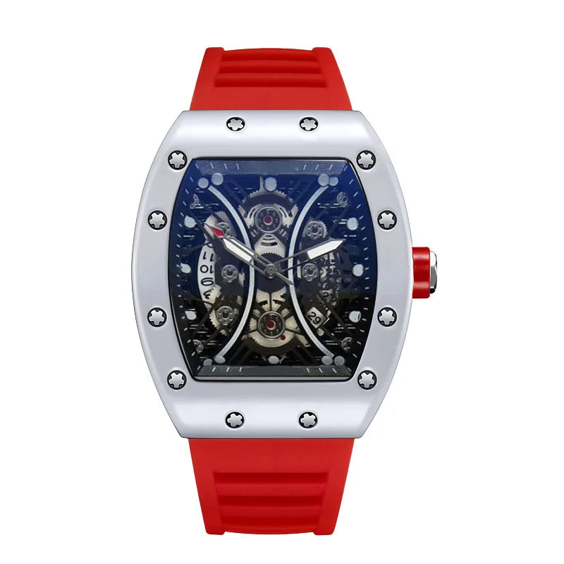 Men's Luxury Brand Wine Barrel dial